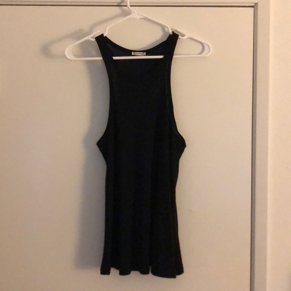 Free People intimately black ribbed tank